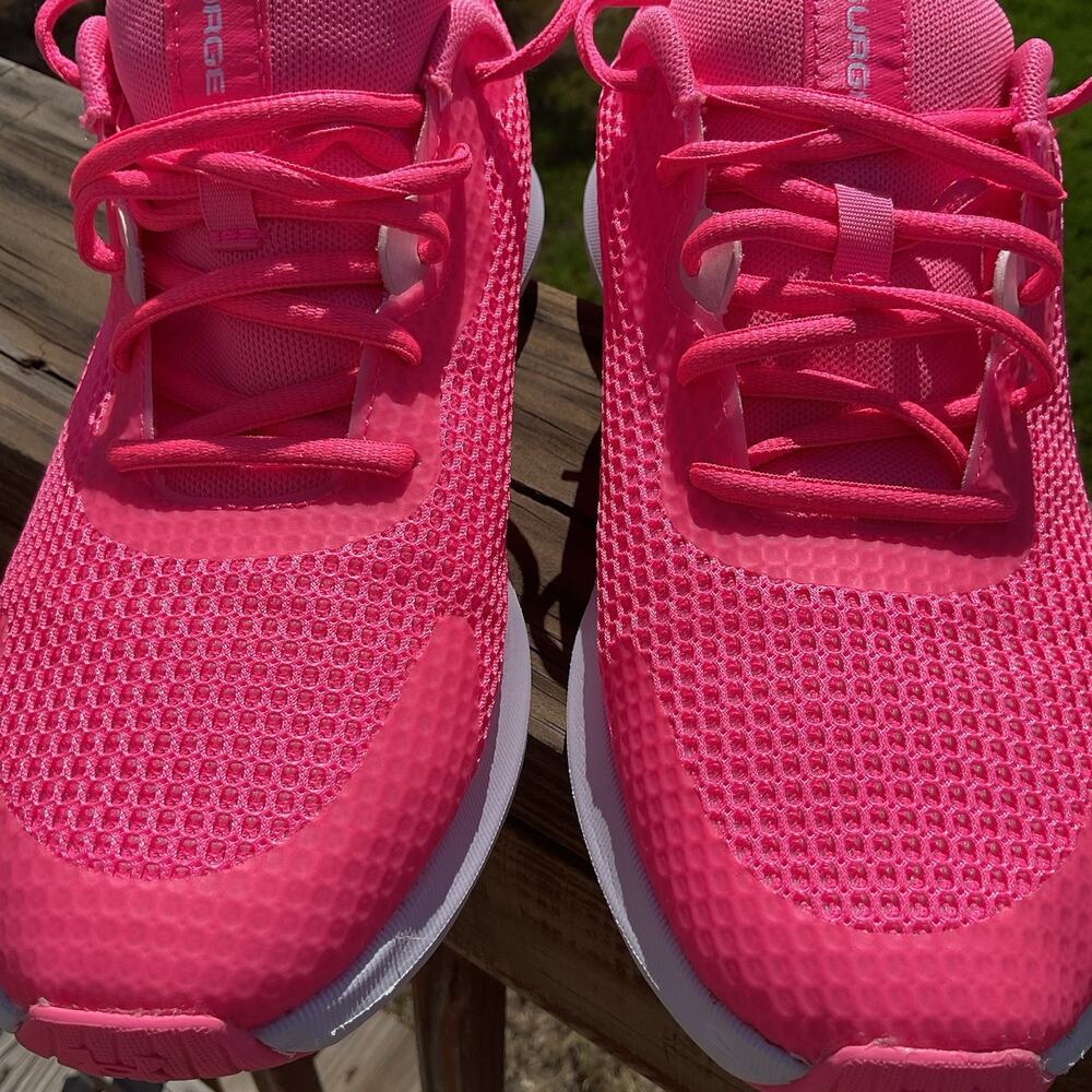 Under Armour Womens Shoes Surge 3 Pink Size 10 - Picture 2 of 10